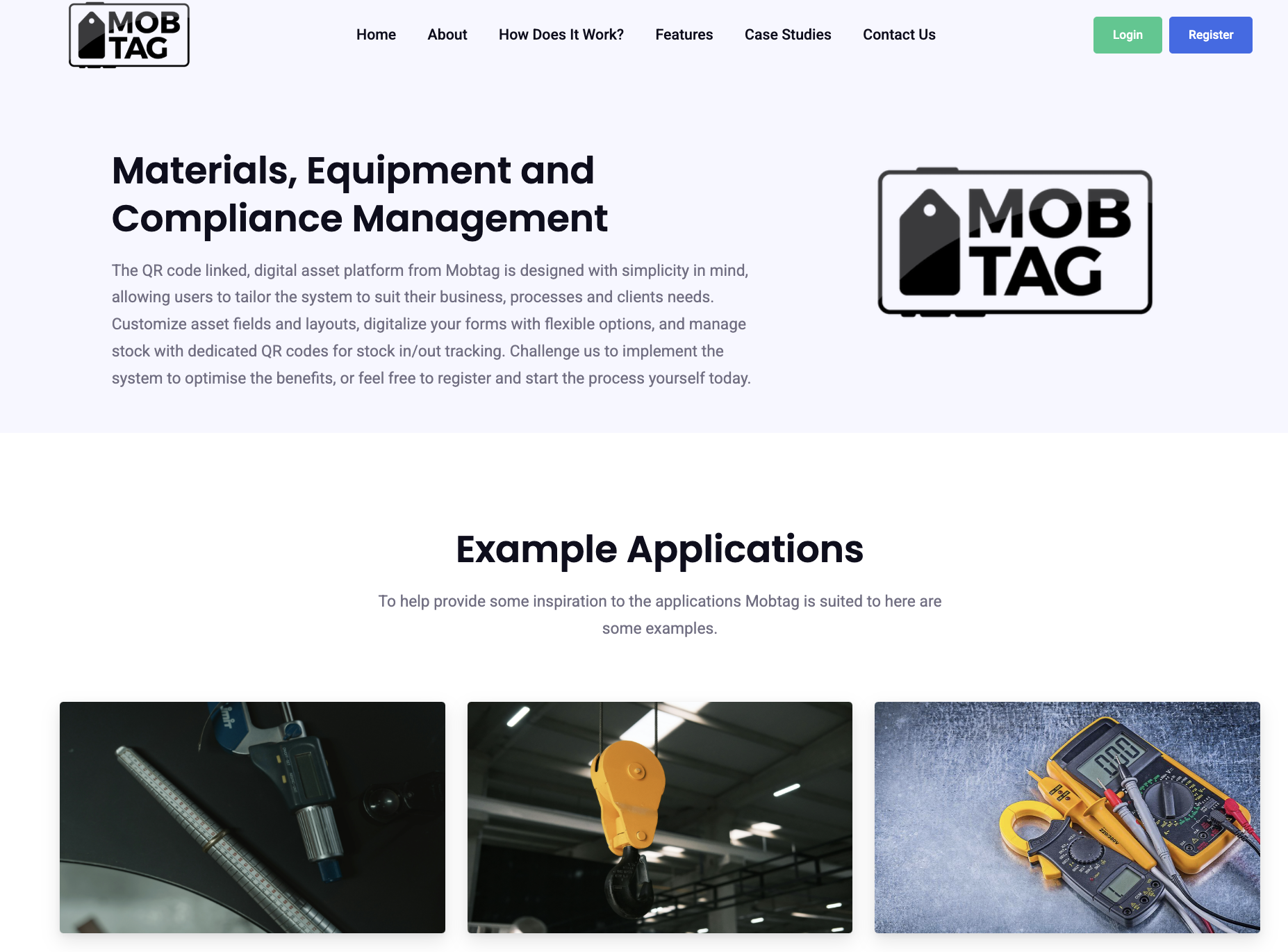 Mobtag asset intelligence platform