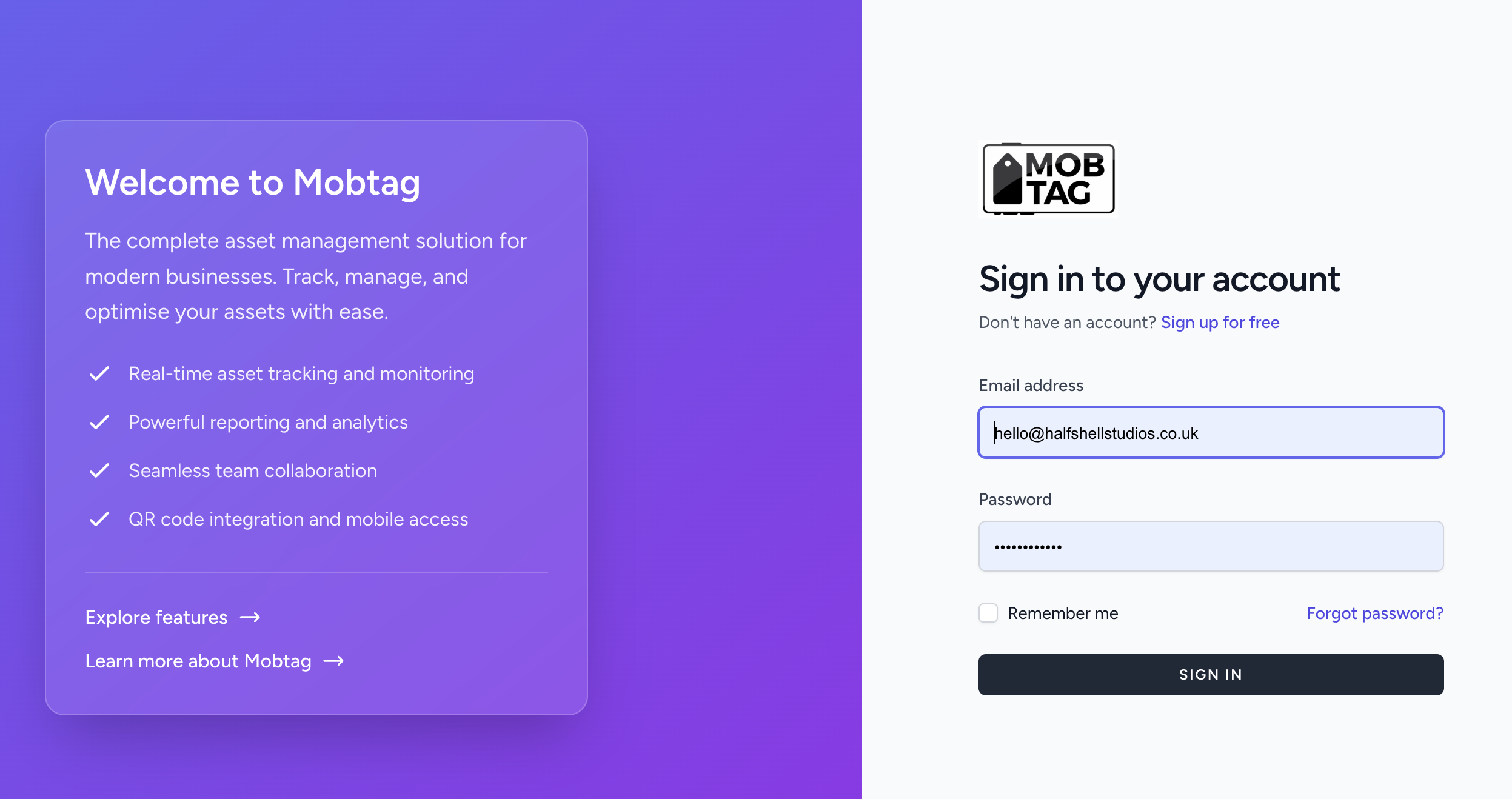 Mobtag platform rebuild